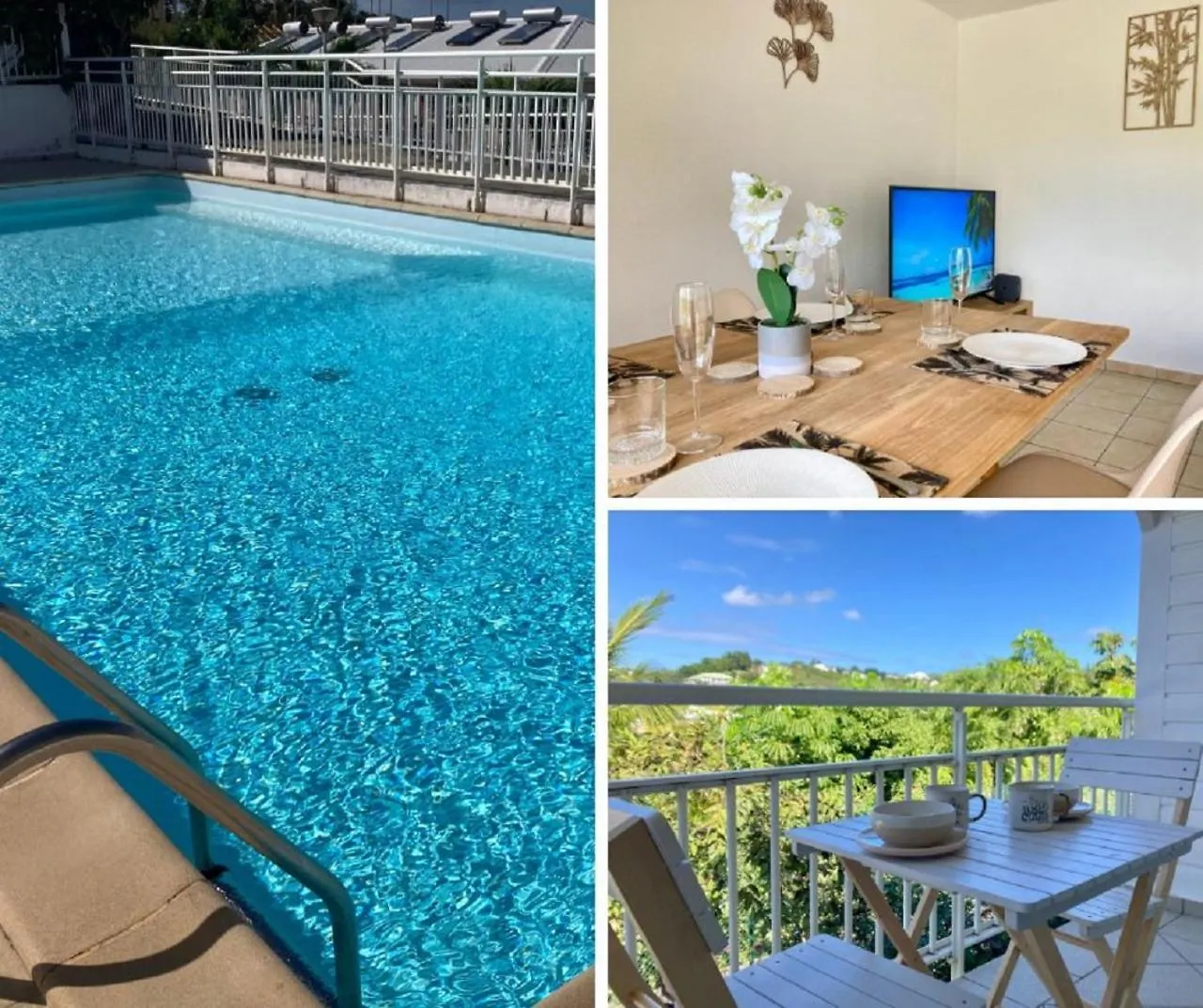 Logement Charme Vanille - Gosier - 2 Chambres - Piscine - Wifi - Parking Le Gosier